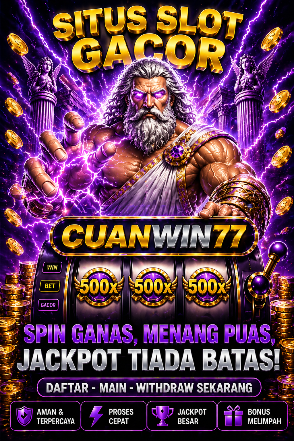 CUANWIN77 Link Login Situs Slot Gacor Terpopuler Hari Ini Yang Paling Banyak Diminati 


